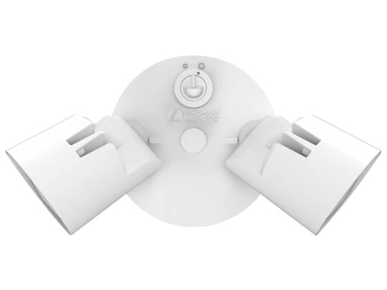 Lithonia LED Security Light With Photocell - Wattage Selectable - 4000K - White