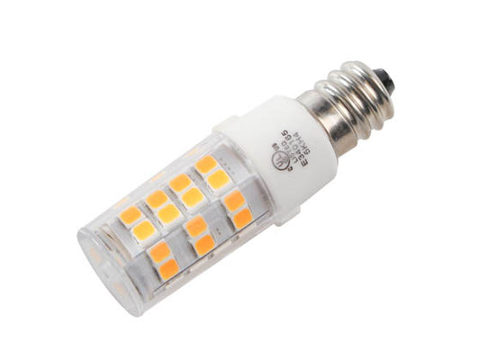 Bulbrite Dimmable 4.5W 120V 2700K T6 Clear LED Bulb - E12 Base