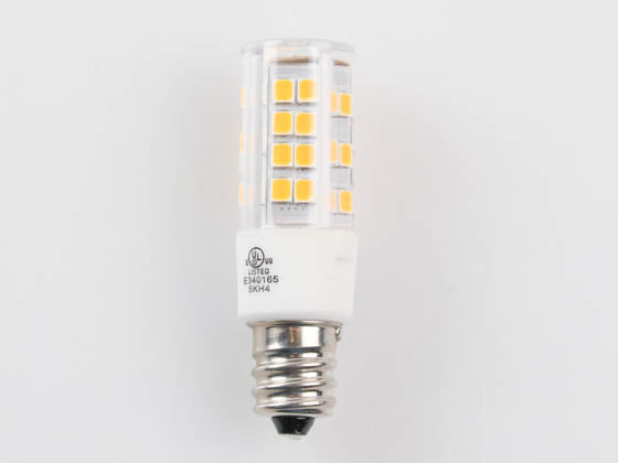 Bulbrite Dimmable 4.5W 120V 2700K T6 Clear LED Bulb - E12 Base