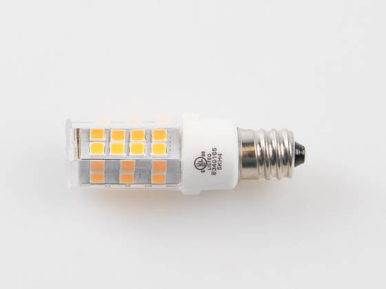 Bulbrite Dimmable 4.5W 120V 2700K T6 Clear LED Bulb - E12 Base