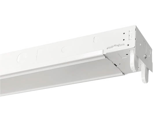 Halco LED Ready 48" Strip Fixture Uses 2 Double-Ended T8 LED Bulbs (Sold Separately)