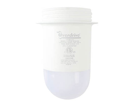 Overdrive Non-Dimmable 14 Watt Bright White 5000K 120-277V LED Jelly Jar Retrofit Fixture