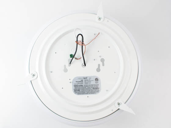NaturaLED Dimmable 14 Watt 12" Flush Mount LED Ceiling Fixture - Color Selectable - 90 CRI