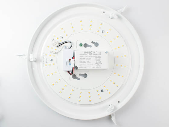 NaturaLED Dimmable 14 Watt 12" Flush Mount LED Ceiling Fixture - Color Selectable - 90 CRI
