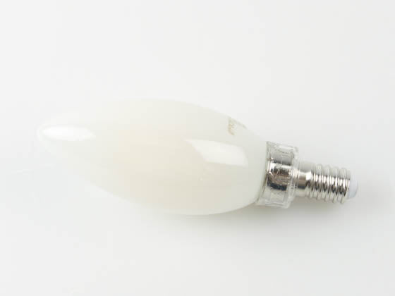 TCP 3W Dimmable B-11 AmberGlow LED 24K Filament Lamp. Frosted Finish - E12 Base