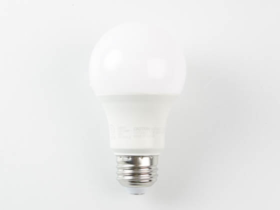 Euri Lighting Dimmable 9 Watt 2700K A19 LED Bulb and Enclosed Fixture Rated