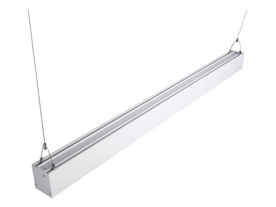 Euri Lighting 48" - 50 Watt Suspended Linear LED Fixture With Up & Down Light - Color Selectable