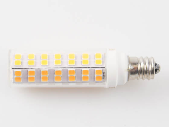 Bulbrite Dimmable 6.5W 120V 2700K T6 Clear LED Bulb - E12 Base