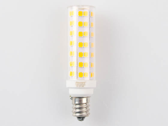 Bulbrite Dimmable 6.5W 120V 2700K T6 Clear LED Bulb - E12 Base