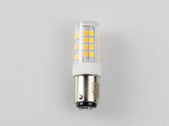 Bulbrite Dimmable 4.5W 120V 2700K T5 LED Bulb - BA15d Bayonet Base - Enclosed Rated