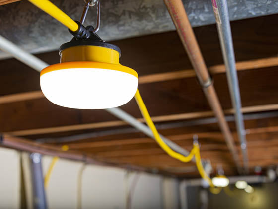 50 Ft. - 65 Watt - 5000K - 8000 Lumens LED Work String Lights