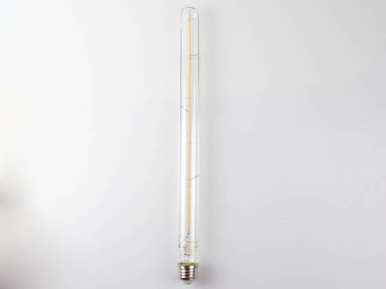 Bulbrite 5W 15 Inch 3000K T9 Amber Tinted Filament LED Bulb - Outdoor and Enclosed Fixture Rated