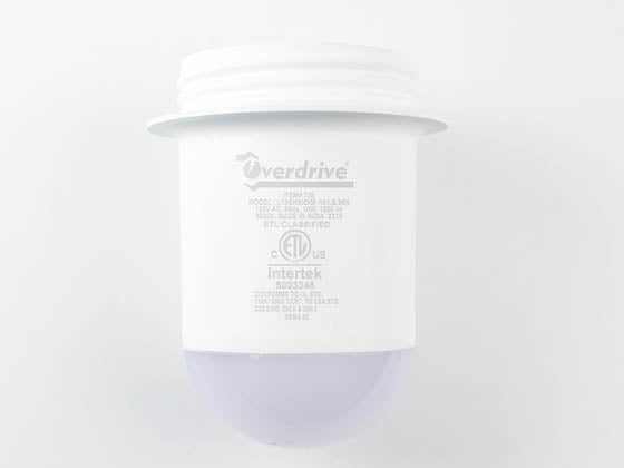 Overdrive Dimmable 10 Watt LED Jelly Jar Retrofit Fixture - 120V - 5000K