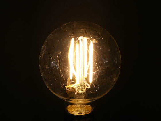 Bulbrite Dimmable 7W 3000K G-25 Filament LED Bulb - Enclosed Rated