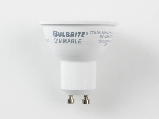 Bulbrite Dimmable 6.5W 3000K 40° MR16 LED Bulb - GU10 Base