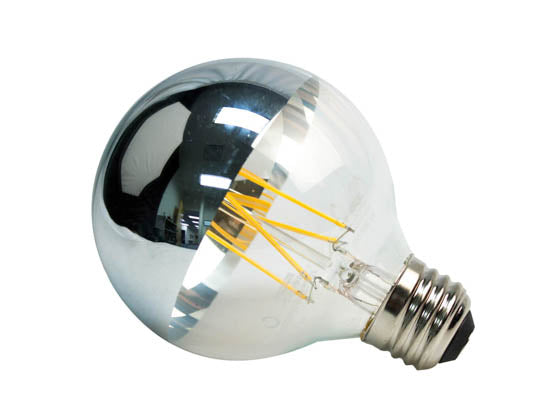 Green Creative Dimmable 4.5W 2700K Half Mirror G25 Filament LED Bulb