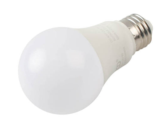 Satco Non-Dimmable 8.8 Watt - 120-277 Volt 4000K A-19 LED Bulb - T20 Listed