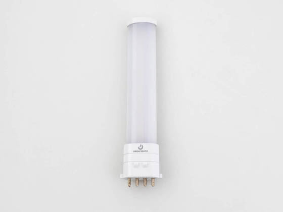 Green Creative 5.5W 4 Pin 3500K 2GX7 LED Bulb - Ballast Bypass - Rated For Enclosed Fixtures