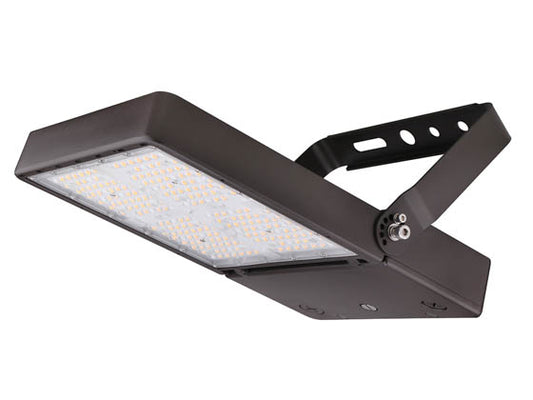 Maxlite Slim LED Flood Light Fixture With Yoke Mount - Wattage and Color Selectable - 1000 Watt HID Equivalent