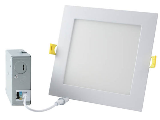 Halco 6" - 12 Watt Square Flat LED Downlight - Color Selectable - 90 CRI