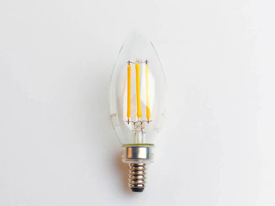 Bulbrite Dimmable 4W 3000K B-11 90 CRI Filament LED Bulb - Enclosed Rated