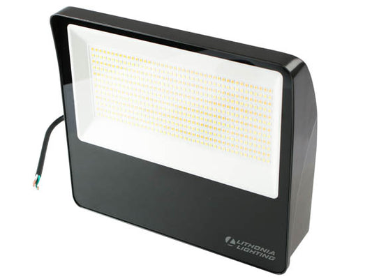 Lithonia LED Flood Light Fixture With Slipfitter - Yoke Mount and On/Off Photocell - Wattage and Color Selectable - 400 Watt HID Equivalent