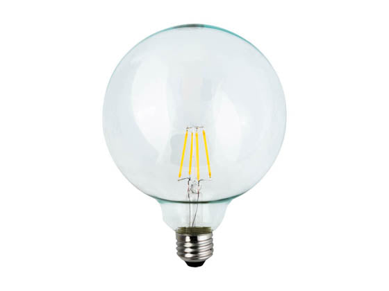 Satco Dimmable 4W 2700K G40 Filament LED Bulb - Rated For Enclosed Fixtures - California T20 Listed