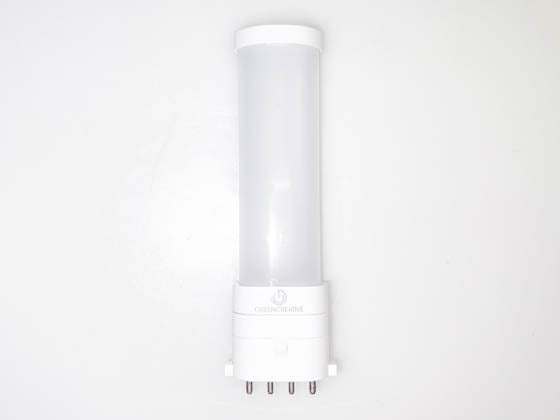 Green Creative 3.5W 4 Pin 3500K 2G7 Base LED Bulb - Ballast Bypass - Rated for Enclosed Fixtures