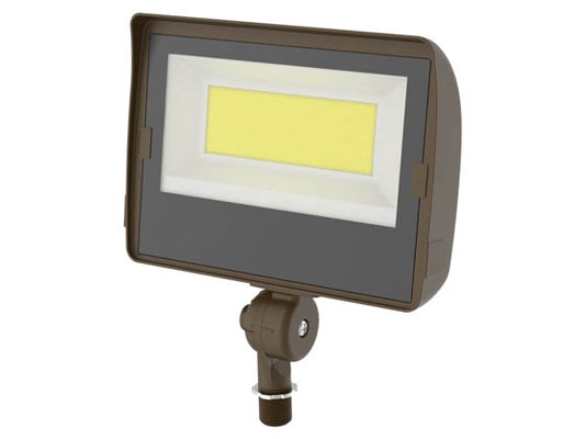 TCP LED Flood Light Fixture With 1/2" Threaded Knuckle and Easy On/Off Photocell - Wattage and Color Selectable - 175 Watt HID Equivalent