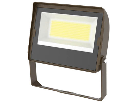 TCP LED Flood Light Fixture With Yoke Mount and Easy On/Off Photocell - Wattage and Color Selectable - 175 Watt HID Equivalent