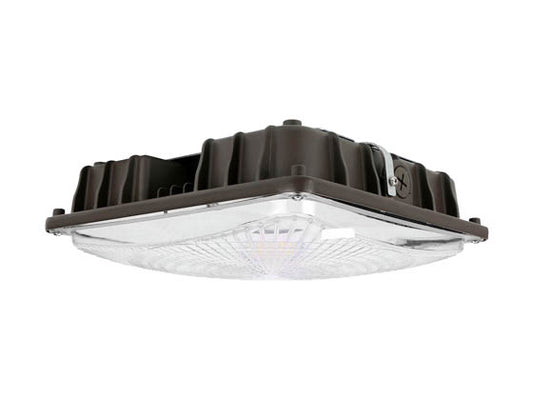 Dimmable LED Low-Profile Canopy Fixture - Wattage and Color Selectable