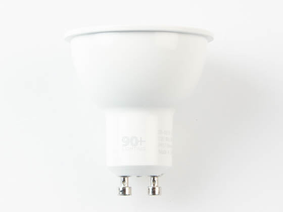 90+ Lighting Dimmable 6W 2700K 25 Degree 91 CRI MR16 LED Bulb - GU10 Base - Enclosed Rated