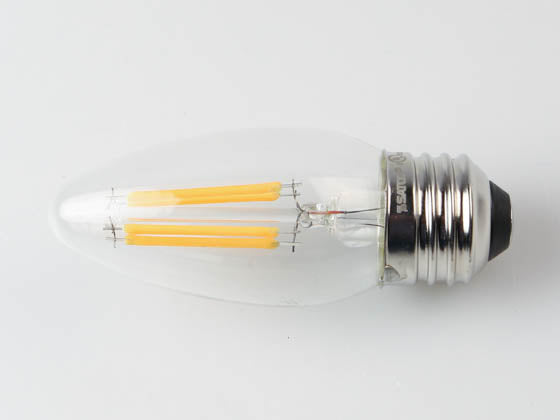 Satco Dimmable 4W 2700K B11 Decorative Filament LED Bulb - T20 Listed