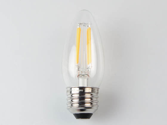 Satco Dimmable 4W 2700K B11 Decorative Filament LED Bulb - T20 Listed