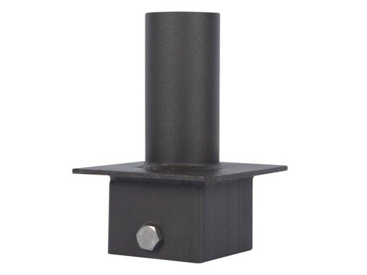 5" Square Pole Mount Steel Tenon Adapter