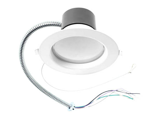 Halco 4" Commercial LED Recessed Downlight - 120-277V - 90 CRI - Wattage and Color Selectable