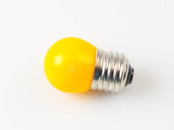 Satco 1.2 Watt Yellow S11 LED Bulb