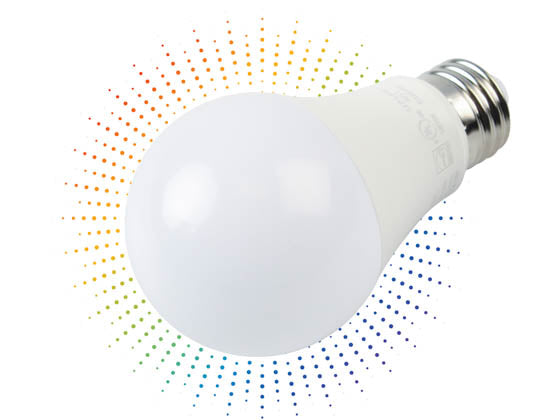 Simply Conserve 9 Watt RGB Color Changing and Tunable White A-19 Smart Bulb