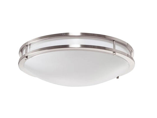 GlobaLux Dimmable 14" - 26 Watt Flush Mount LED Ceiling Fixture - 90 CRI Color Selectable