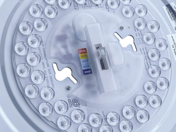 GlobaLux Dimmable 14" - 26 Watt Flush Mount LED Ceiling Fixture - 90 CRI Color Selectable
