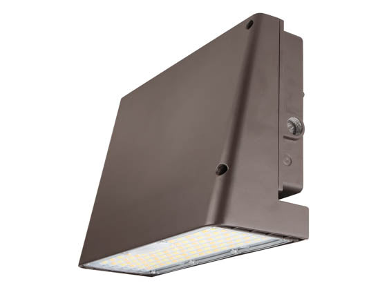 Dimmable Full Cut-Off LED Wall Pack Fixture With Photocell Cap - Wattage and Color Selectable - 400 Watt HID Equivalent