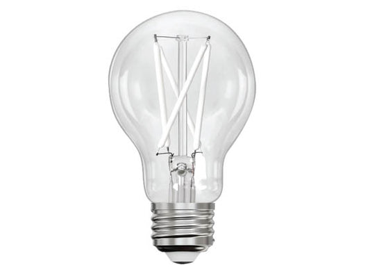 Feit Dimmable 8.8 Watt 2700K A-19 LED Bulb - Exposed White Filament - 60 Watt Equivalent (Pack of 2)