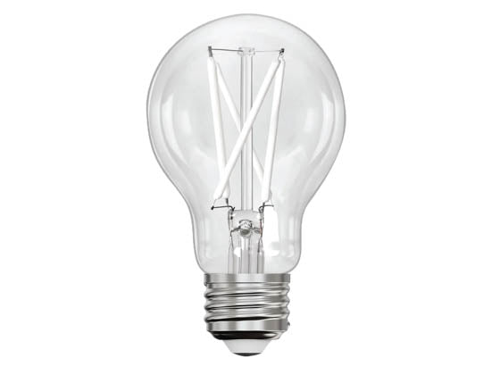 Feit Dimmable 8.8 Watt 5000K A-19 LED Bulb - Exposed White Filament - 60 Watt Equivalent (Pack of 2)