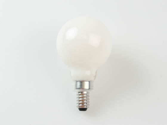 Bulbrite 4 Watt Dimmable G16 Milky LED Filament Bulb - 3000K - 90 CRI