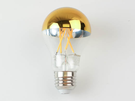 Bulbrite Dimmable 5W Half-Gold A-19 Filament Bulb - 2700K - Medium (E26) Base