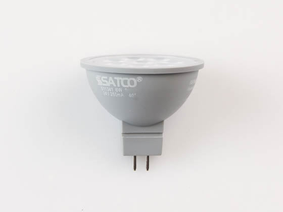 Satco 6 Watt 24V AC/DC LED MR-16 Lamp - 40 Degree Beam Angle - 3000K