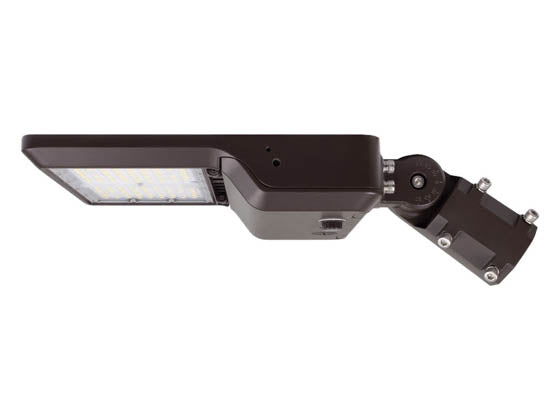 Maxlite Slim LED Area Fixture With Slipfitter Mount - Dimmable - Wattage & Color Selectable - Type III - C-Max Compatible - 250 Watt HID Equivalent