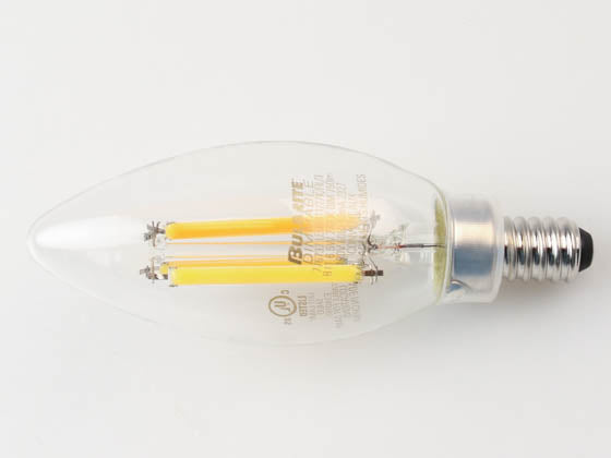 Bulbrite Dimmable 6.5W 2700K Decorative Filament B-11 LED Bulb - High Lumen Output