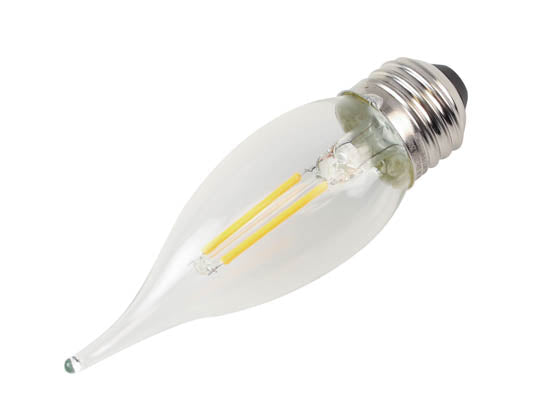 Satco Dimmable 3W 2700K CA10 Decorative Filament LED Bulb