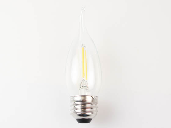 Satco Dimmable 3W 2700K CA10 Decorative Filament LED Bulb